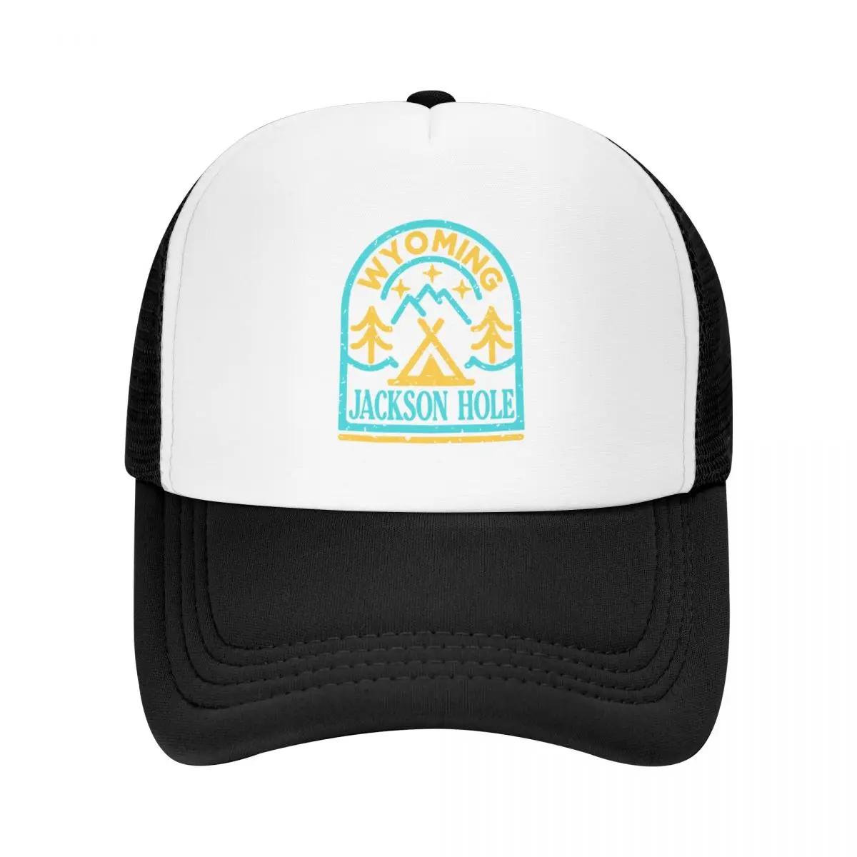 

jackson hole wyoming monoline Baseball Cap funny hat Hat Man Luxury Dropshipping Visor Caps Women Men's