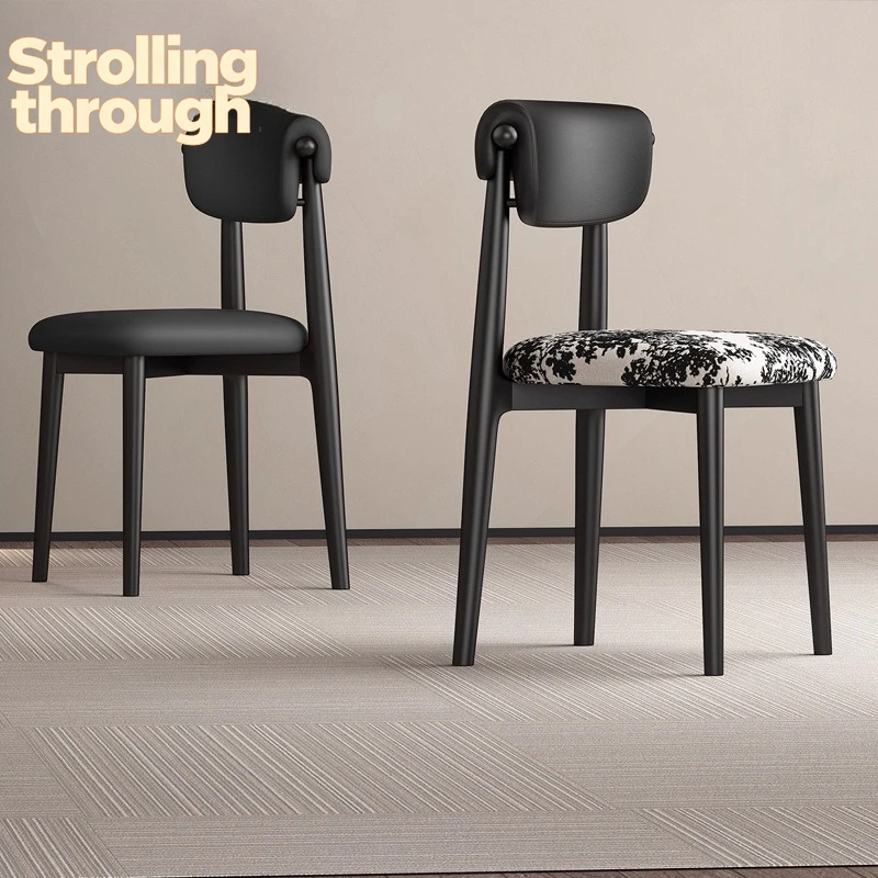 

Обеденный стол в современном стиле, простой французский ретро-дизайн, антикварный обеденный стул, стул для ресторана, домашний обеденный стол, стул-табурет со спинкой