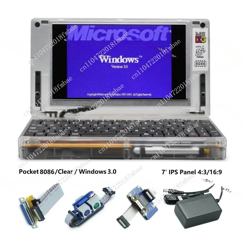 Pocket 8086 DOS computer Windows3.0 8086CPU 8088CPU retro computer