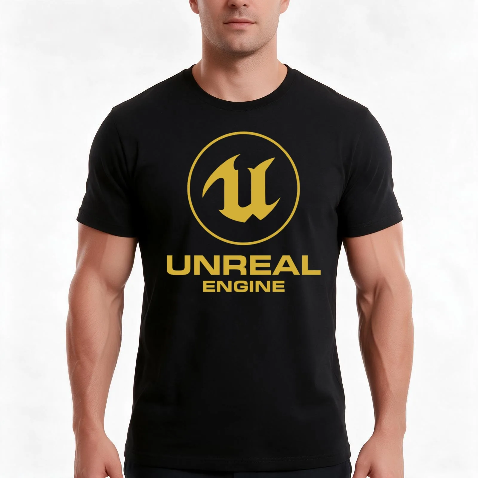BEST SELLER - Unreal Engine Merchandise T-Shirt, Summer Casual Cotton Tee, Oversized Streetwear Tops, Vintage Graphic Print