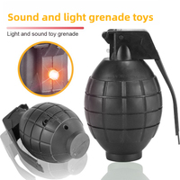 Kids Outdoor Simulation Toy Grenade with Sound and Light Effects Fun Prop for Cosplay and Tactical Games Perfect Gift for Boys