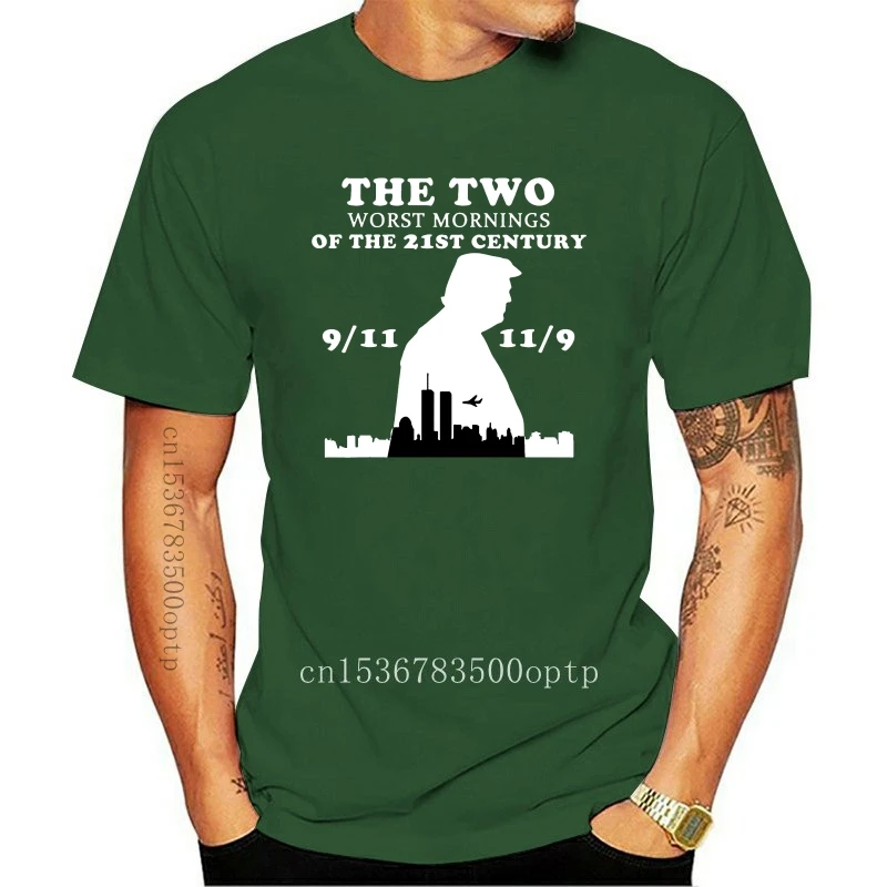 New The Two Worst Mornings 21st Century 9 11 Memorial T Shirt Men Women 2021 Unisex Funny Tops TEE Shirt