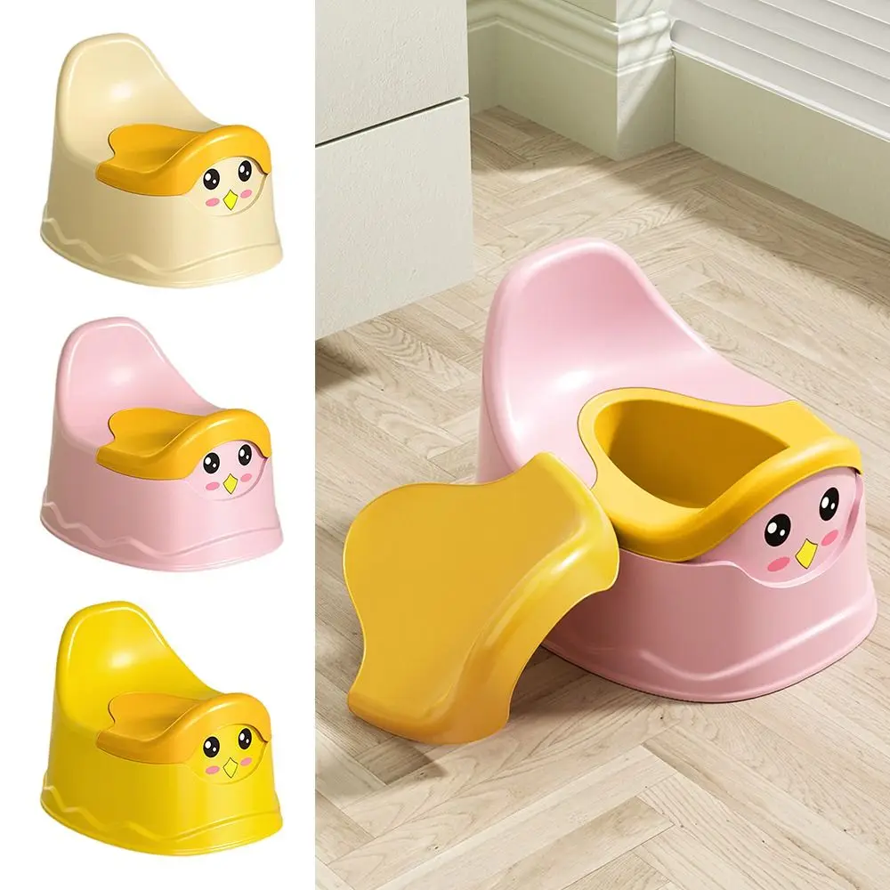 

Детское сиденье для унитаза с рисунком утки, многоцветное детское подножное судно с высокой нагрузкой, устойчивое противоскользящее детское сиденье для приучения к горшку