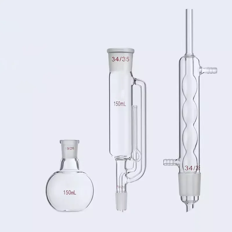 Soxhlet fat extractor 150ml spherical fat Soxhlet extractor extraction tube complete set