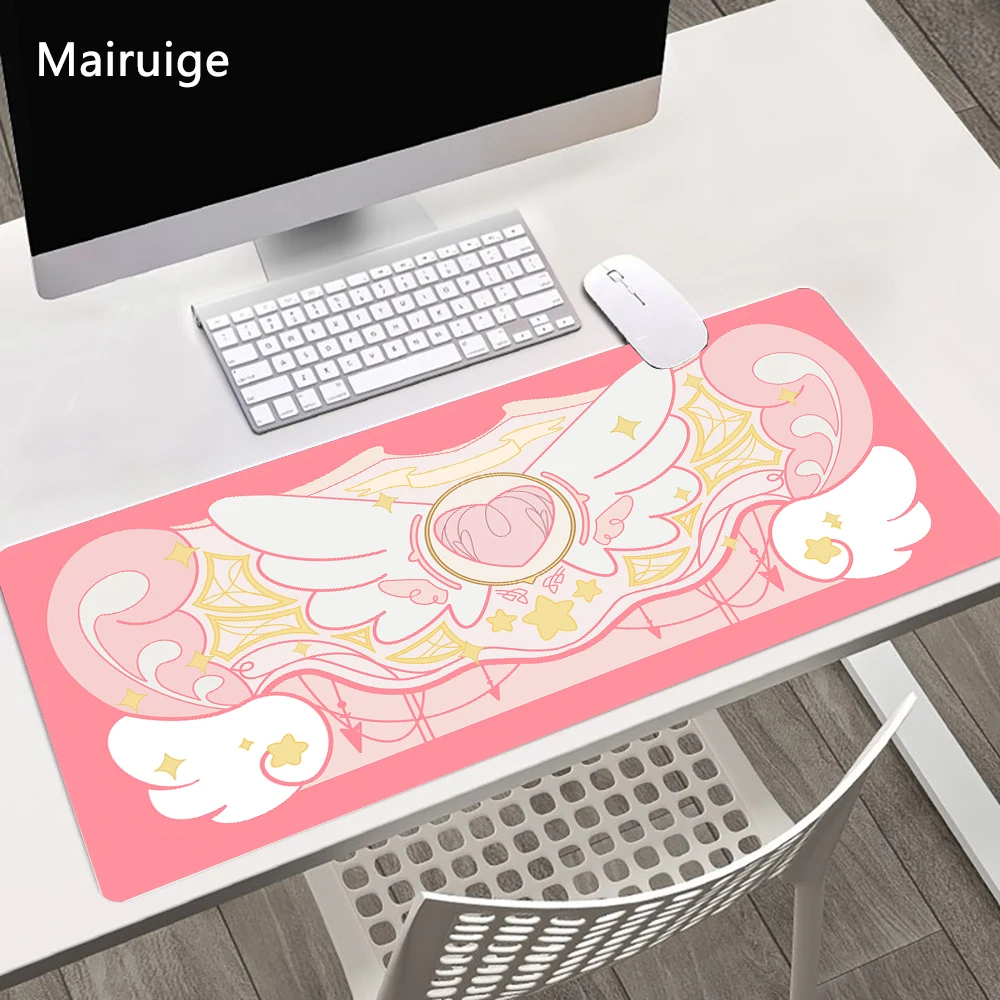 

Mousepad Speed Pink Wings Office Rug Pc Accessories Desk Mat Gaming Mats Extended Pad Mouse Xxl Mouse Pad Desk Pad Computer Mat