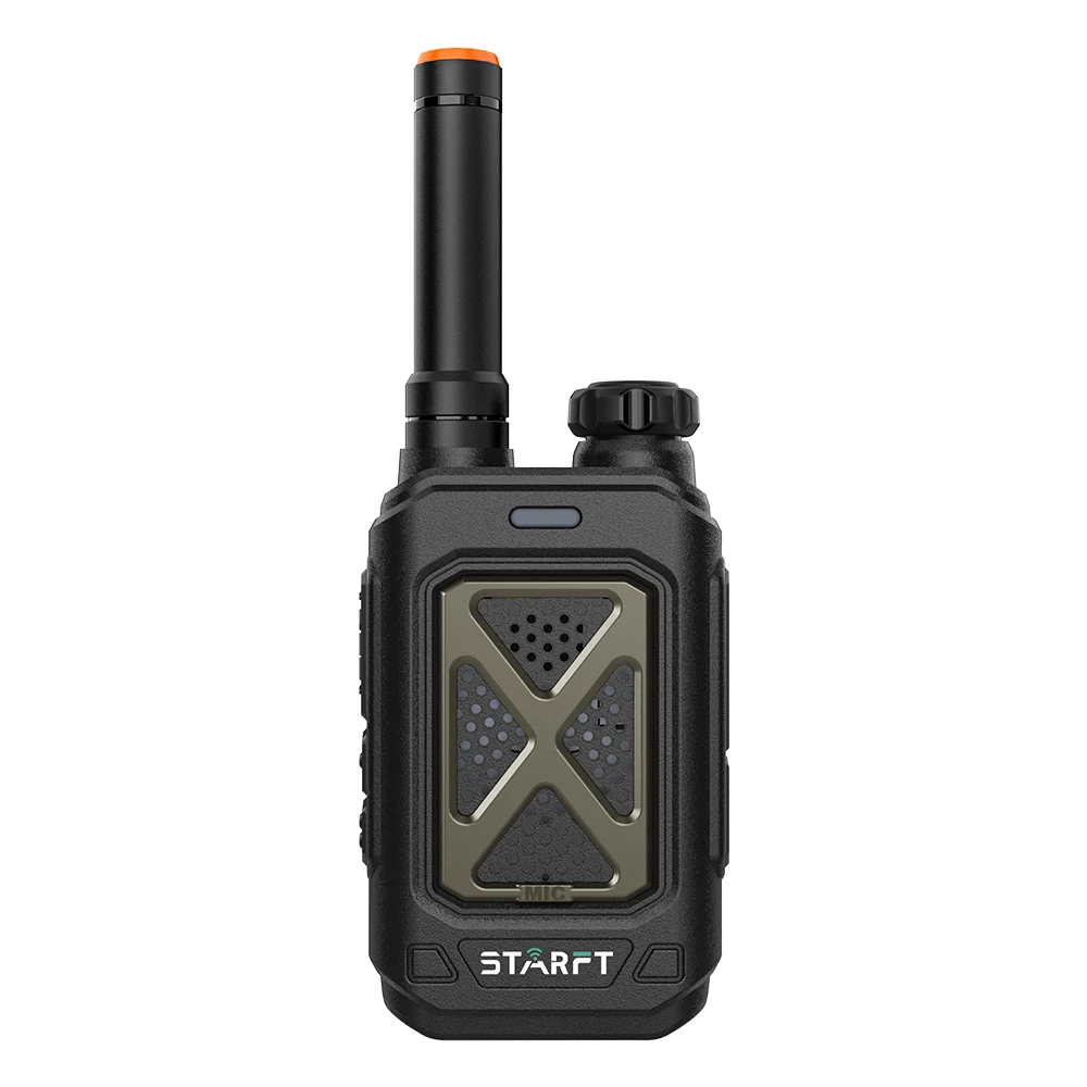 2PCS XA308 Mini Handheld Portable Radio VHF UHF Band Cheapest Wireless Walkie Talkie Portable Radio  for Hotel Camping hunting