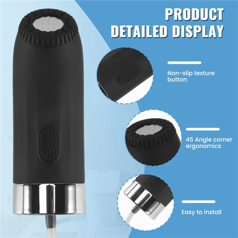 

A01F-2X Душ для клизмы для мужчин и женщин, автоматический электрический распылитель для биде, личный дорожный душ для биде для очищения ануса толстой кишки