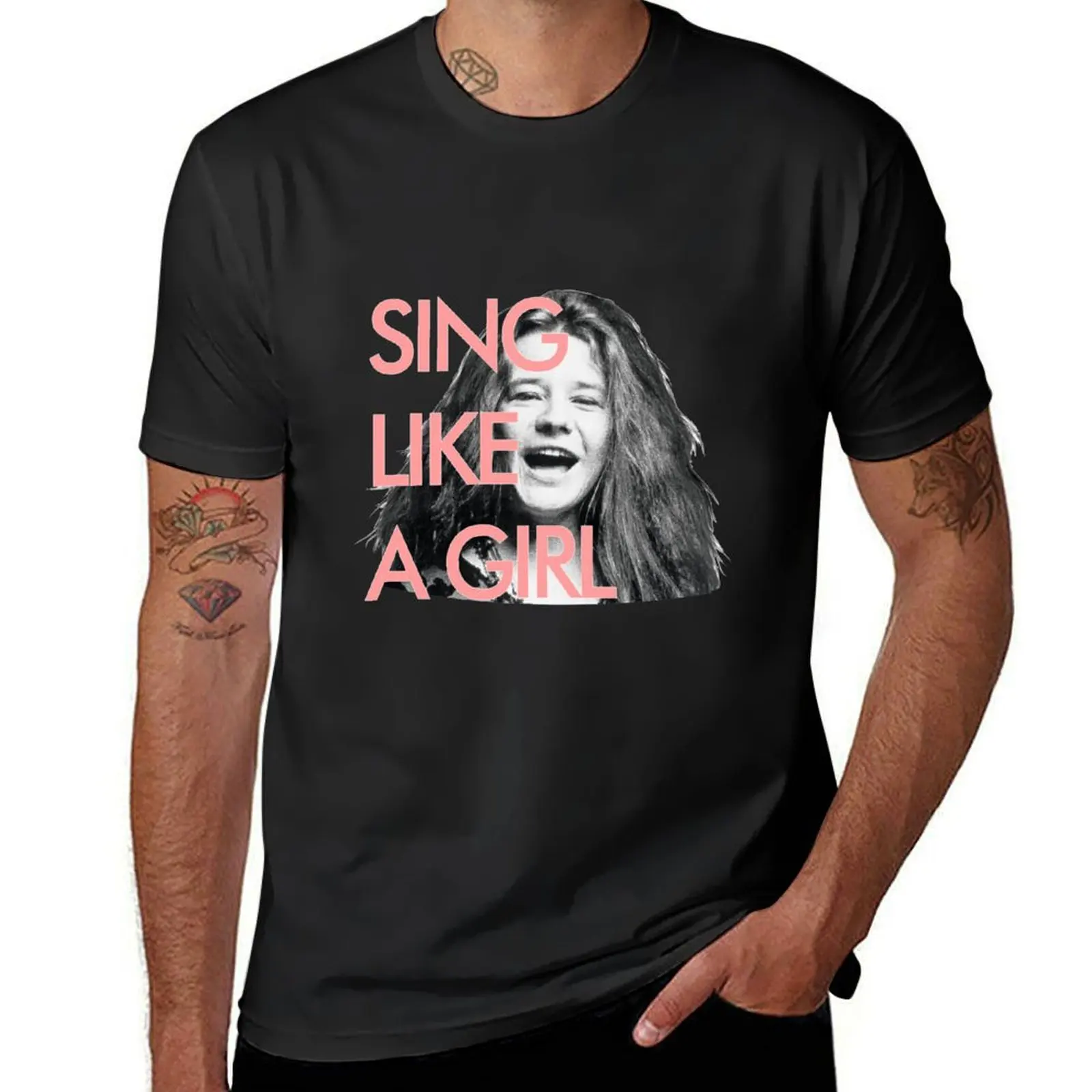 Sing Like a Girl T-Shirt quick drying tops mens t shirt graphic