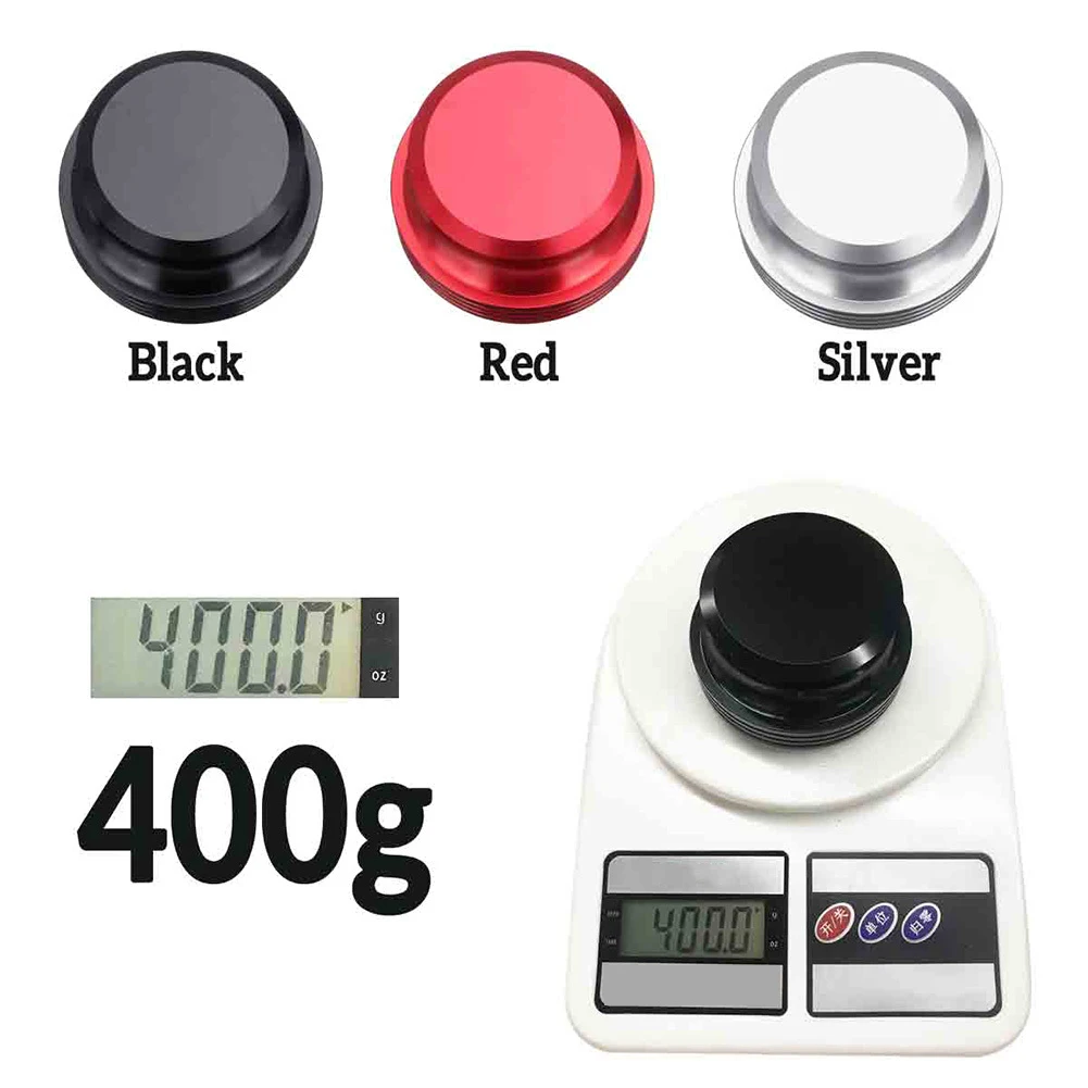 Поворотный стабилизатор зажим LP виниловый поворотный диск для записи стабилизатора веса вибрации сбалансированный (черный)