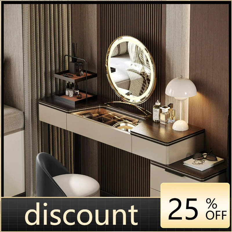 LTT Italian minimalist dresser bedside table integrated bedroom small jewelry cabinet corner makeup table