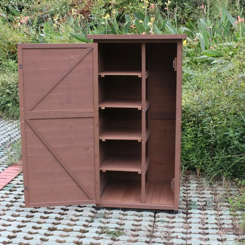Balcony cabinet, locker, rainproof and sunscreen, utility cabinet, kindergarten  storage cabinet, outdoor large-size cabinet