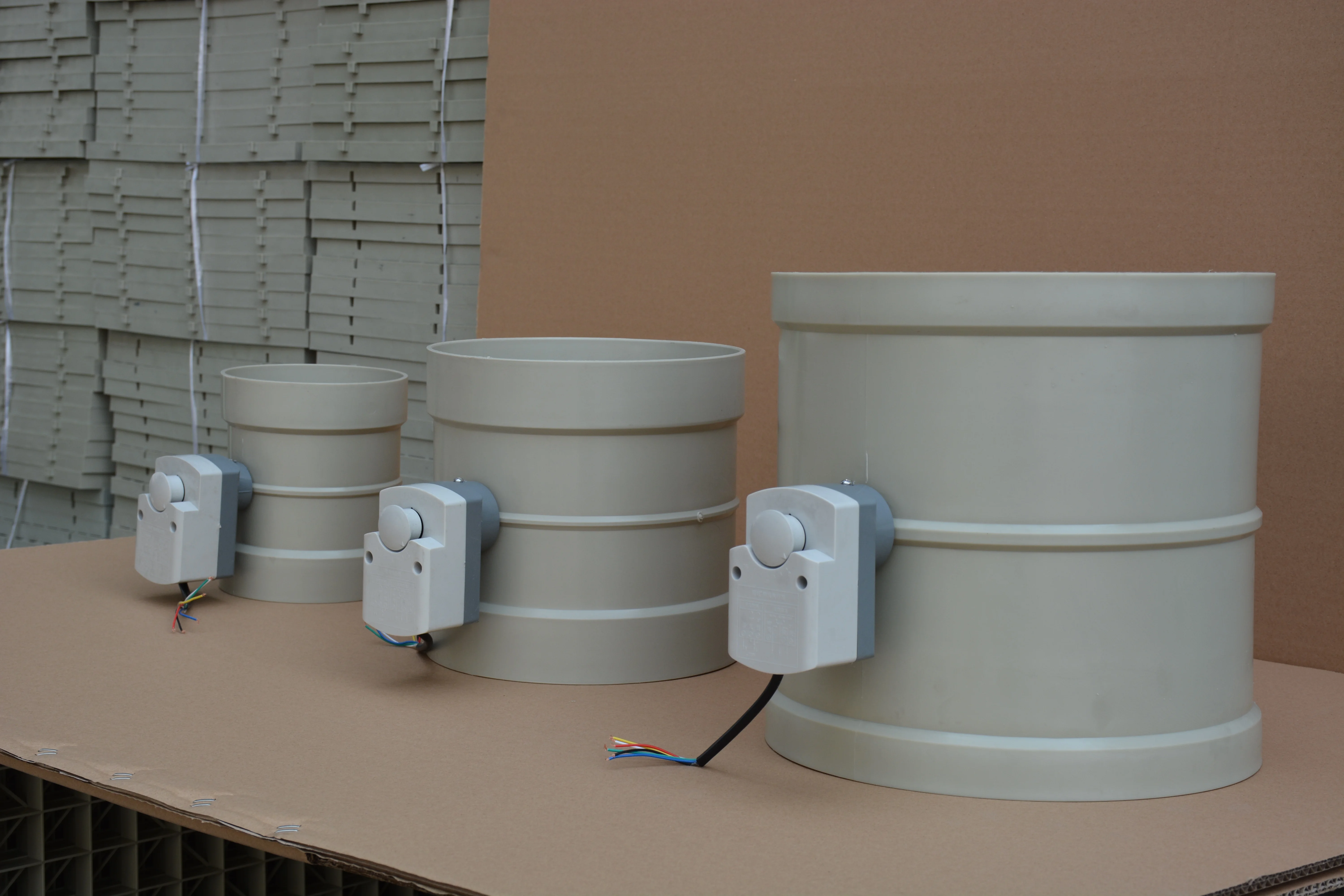 Butterfly Electric Actuated Air Valve with PP Material