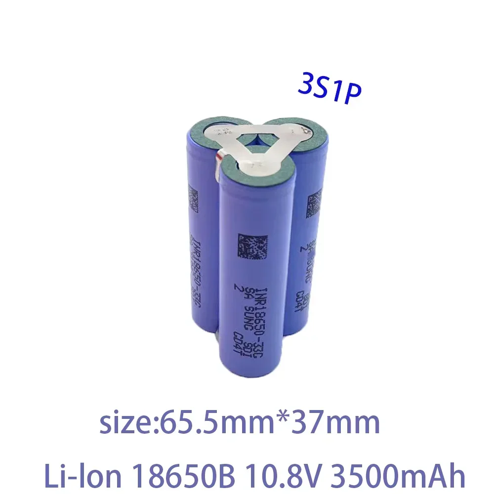 2S1P 2S2P 3S1P 3S2P 4S2P 5S2P 7.2V 10.8V 16.8V 18V 33G Rechargeable Li-ion Battery 18650 3500mAh 18V Screwdriver Battery