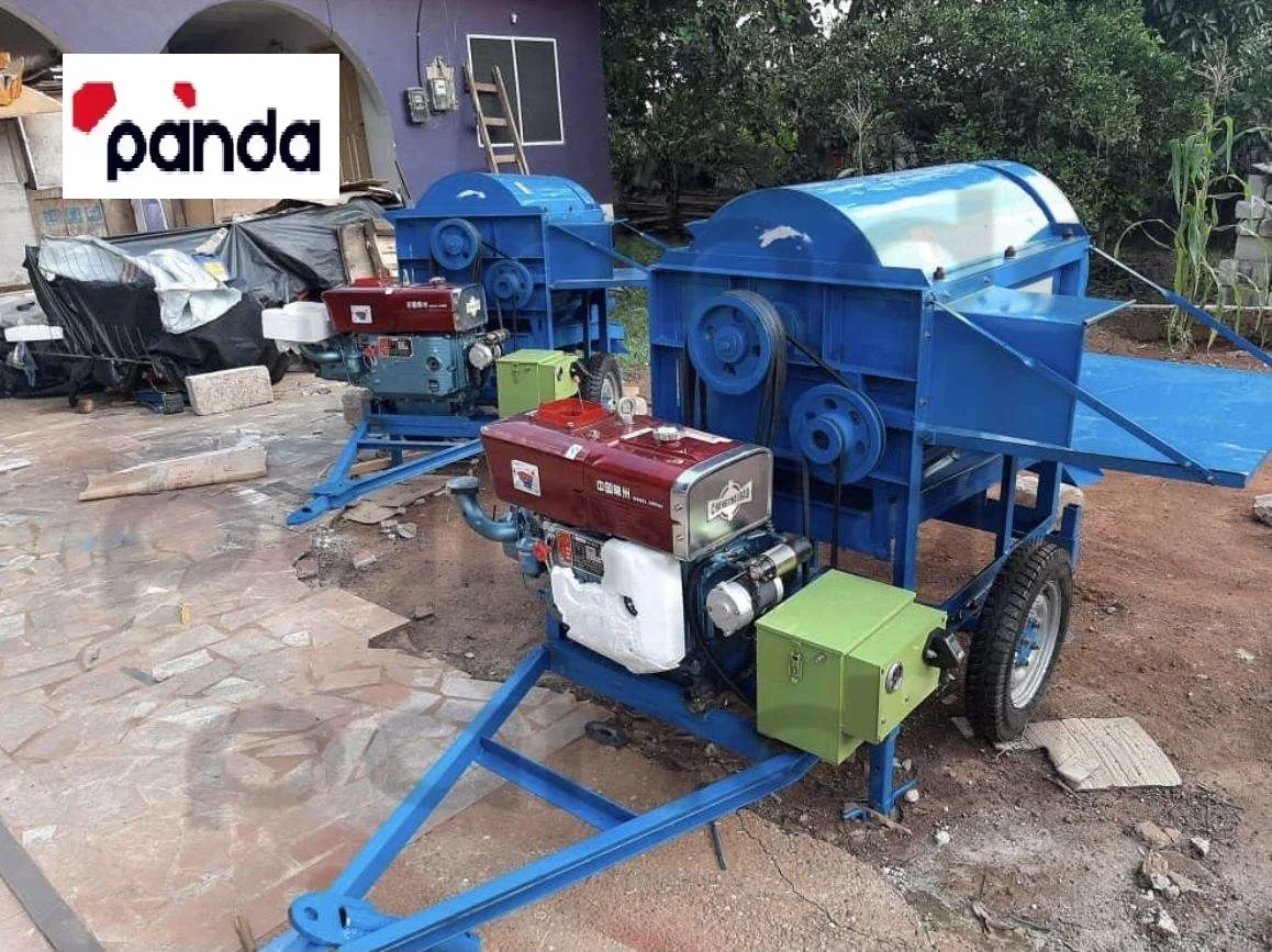 Perontok Sorgum Kedelai Nasi Gandum Mini Manual Perontok Kacang Batteuse De Riz