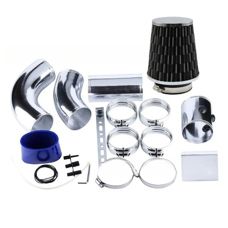 76MM cold air filter intake pipe combination performance induction automobile intake pipe hose modification kit