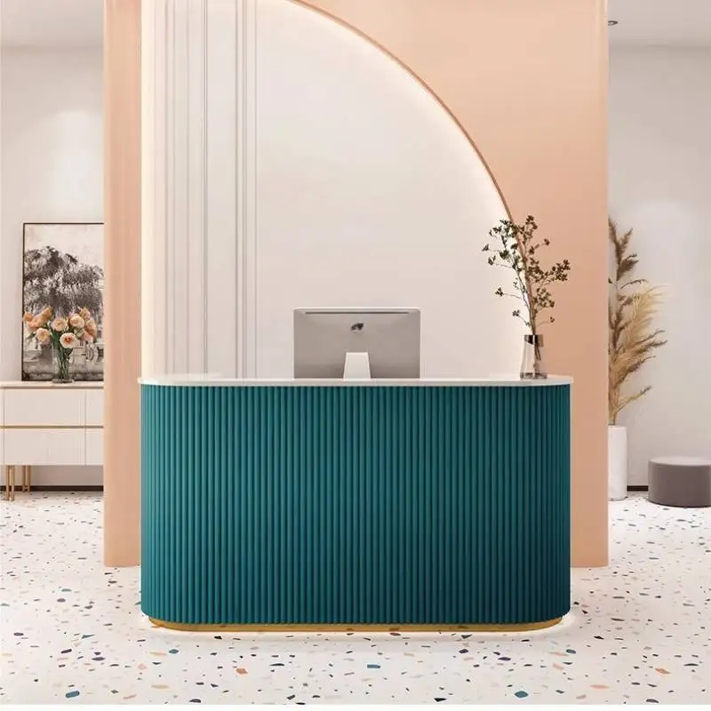 Restaurant Office Reception Desks Modern Hotels Cashier Church Reception Desks Counter Cashier Mostrador Recepcion Furniture 5
