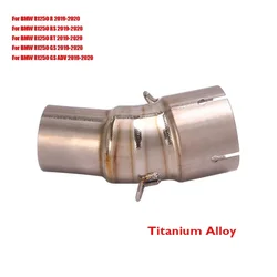 Motorcycle exhaust Middle Link pipe Tubes Muffler System For BMW R1250R 1250RS 1250RT 1250GS ADV 2019-2020