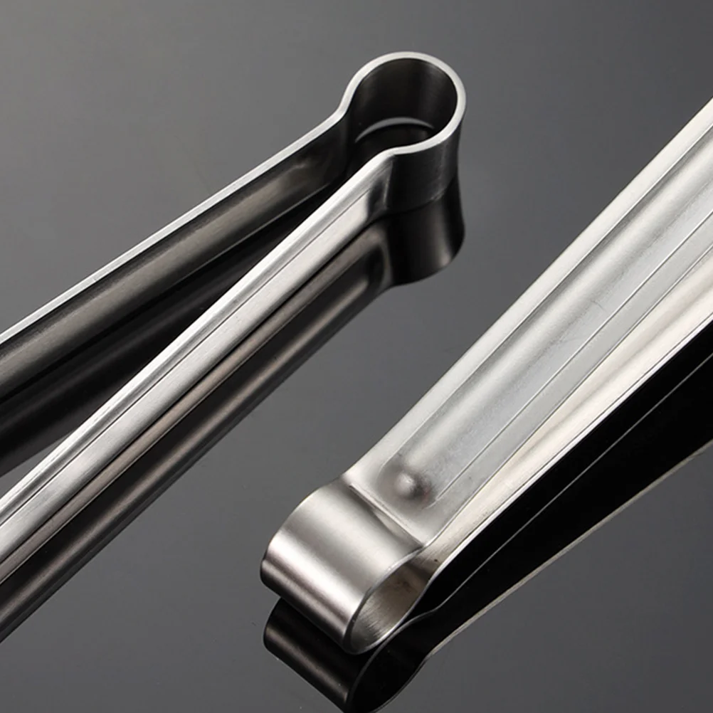 

2 set Stainless Steel Food Serving Tongs Household Chopstick Clips Smooth Surface Reusable Lightweight Clip Creative Tong