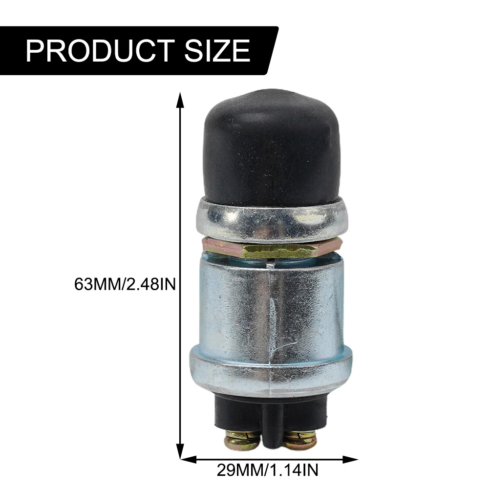 Push Button Switch, Instantaneous Switch, 12/24 Volts, 29mm Outer Diameter, 33mm Deep from Installation Point