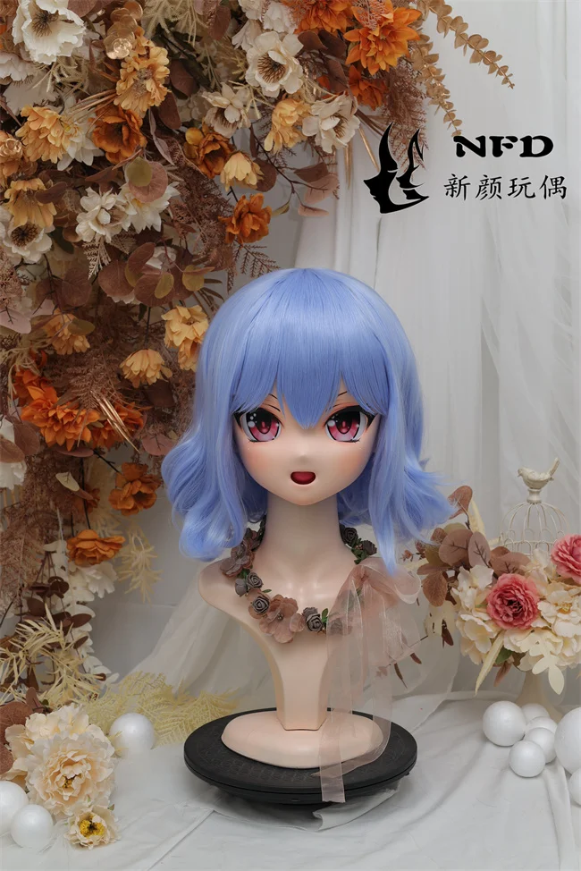 

(NFD-47-16)Customize Full Head With Lock Crossdress Doll Female/Girl Japanese Anime Cartoon Character Kig Cosplay Kigurumi Mask