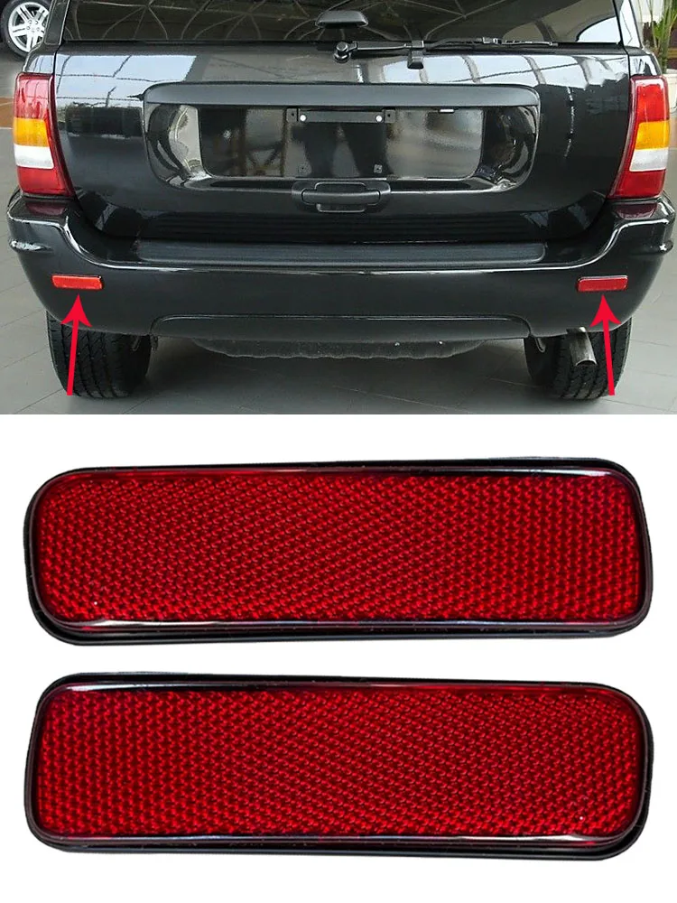 

Для Jeep Grand Cherokee 1999 2000 2001 2002 2003 2004 2005 2006, фонари заднего бампера, отражатель, противотуманная фара
