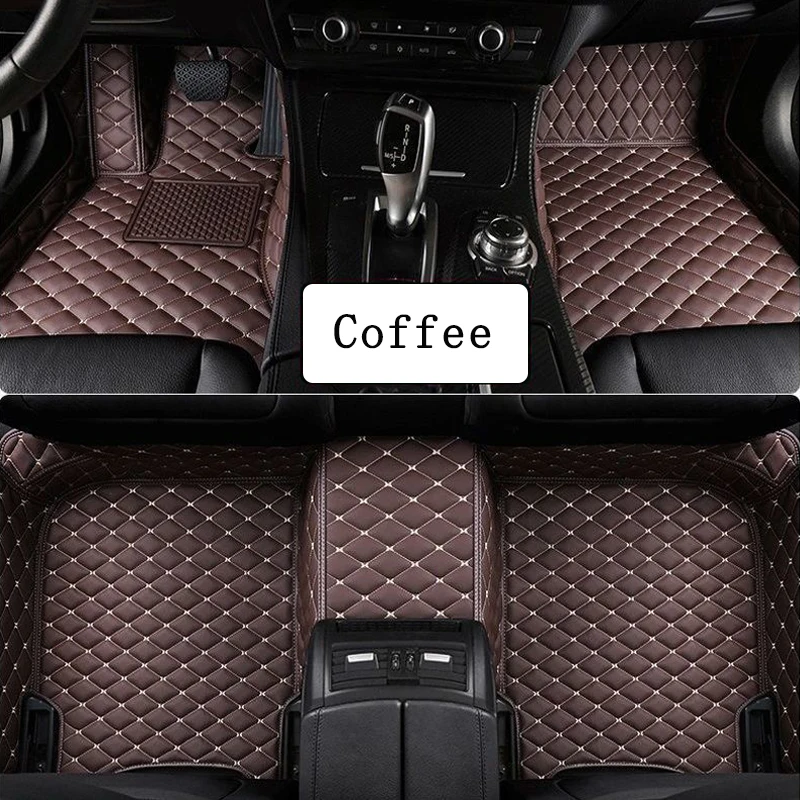 

Durable Custom Colorful Leather Car Floor Mat for Volkswagen VW ID7 2023 2024 2025 Auto Carpet Accessories Syling Interior Parts