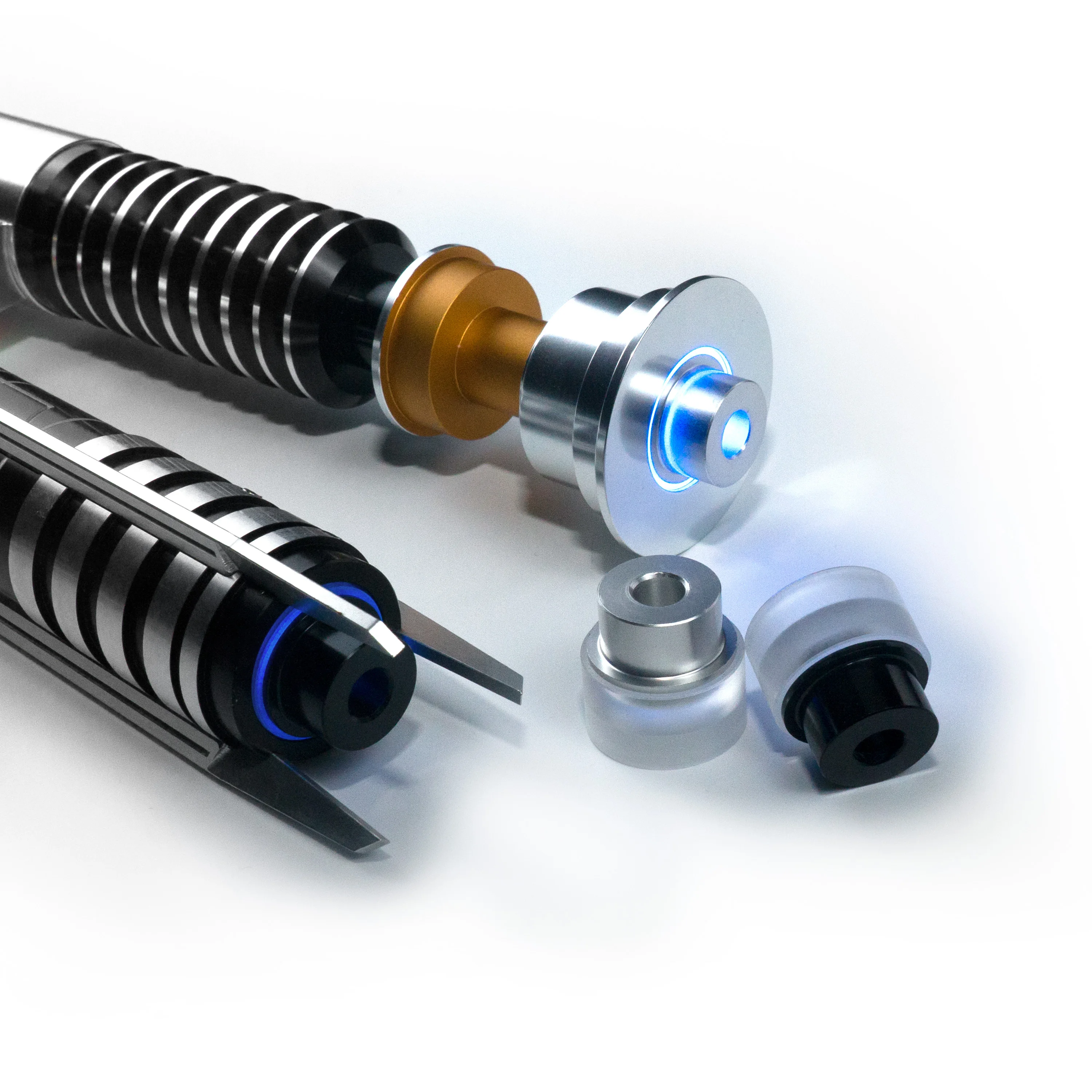 LUKE Obiwan Vader 1 Inch Size Metal Plug For Lightsaber Parts Fittings Dueling RGB Saber Emitter