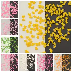 100G/Lot 5mm/10mm Polymer Clay Slices Crown Moon XO Bunny Heart Hand Sprinkles Lovely Confetti for Crafts Making, DIY