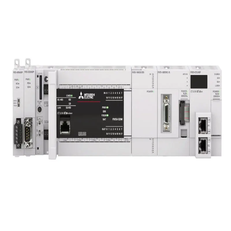 

New Original Mitsubishi FX5U PLC programmable controller FX5U-64MT/ES FX5U-80MT/ES FX5U-80MR/ES FX5U-64MR/ES FX5U-32MR/ES