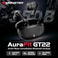 Monster TWS-auriculares inalámbricos con Bluetooth, cascos ANC para juegos, ENC con cancelación de ruido, sonido HiFi, deportivos, con micrófono