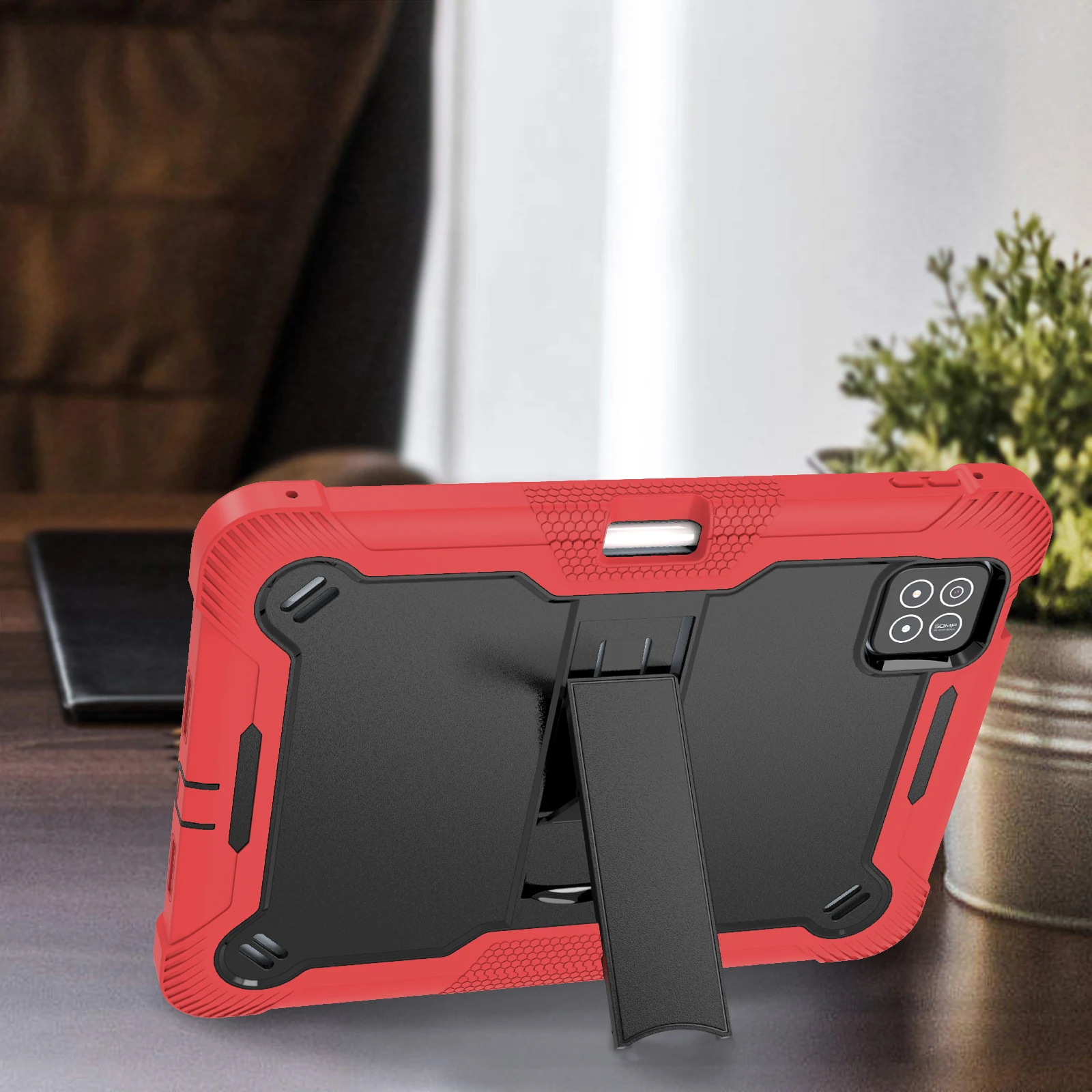 Funda con soporte de armadura resistente para Xiaomi Pad 7 Pro 2024, 11,2 ", protección de 3 capas, cubierta híbrida para niños, carcasa de silicona a prueba de golpes para PC