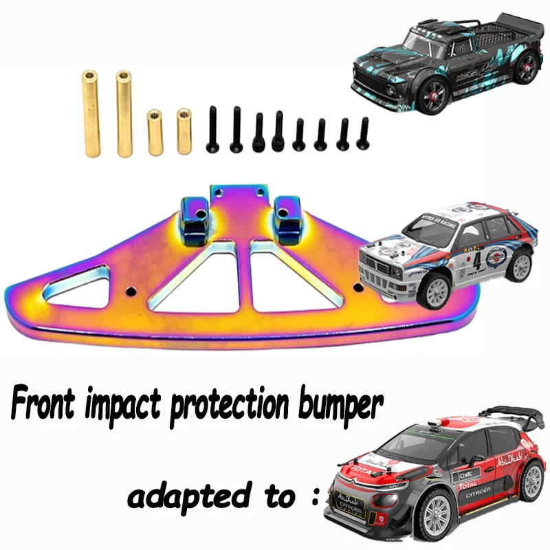 MJX14304 14303 14302 14301 Mise à niveau du véhicule télécommandé - Pièces métalliques - Traitement de surface miroir chromé - Couleur de galvanoplastie