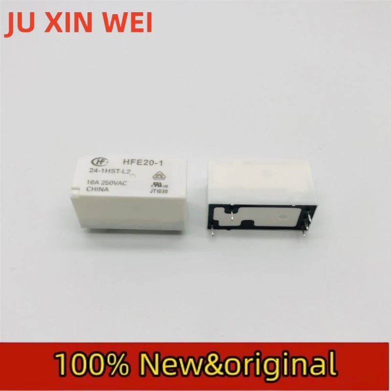 HFE20-1 12-1HST-L2 A set of normally open dual-coil 16A macromagnetically retained relays 5V12V24V5 foot HFE20-1 5/24-1HST-L2