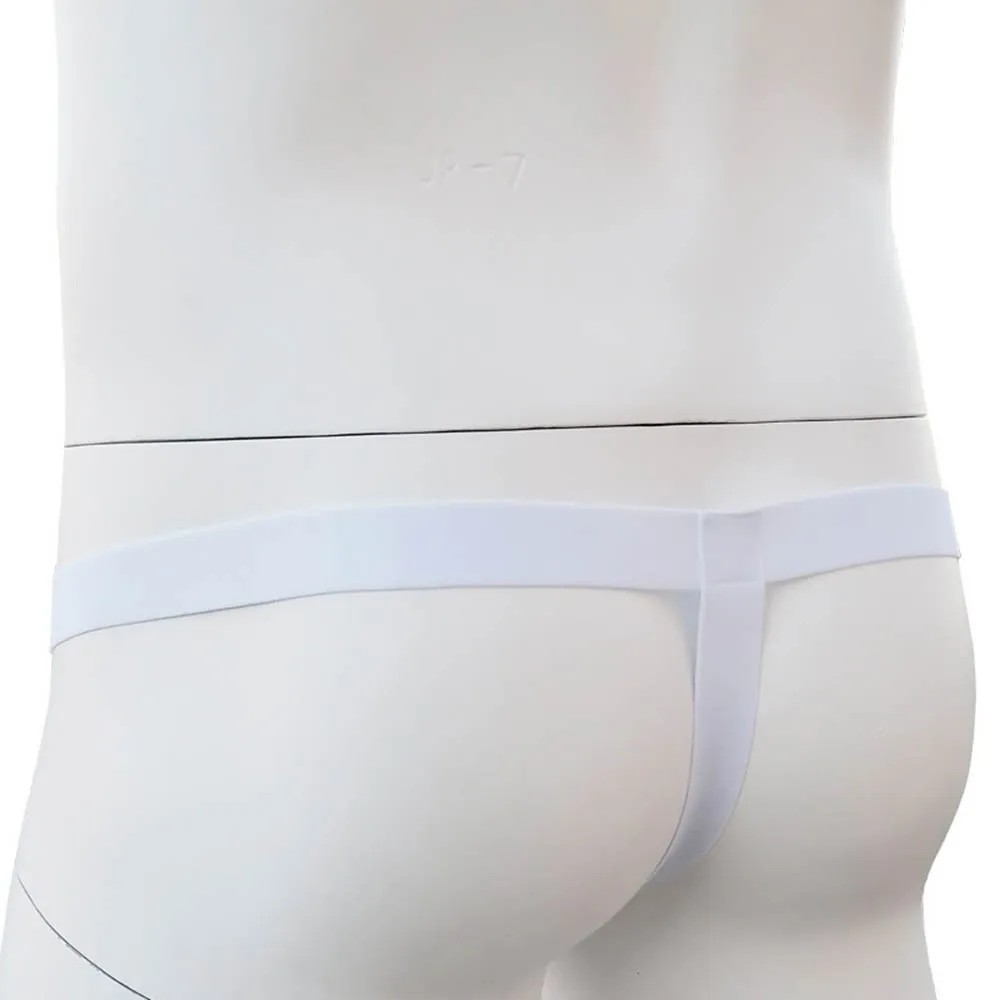 Jockstrap Mannen Slipje Sexy Sissy Ring Lock String String Stevige Bandjes Slips G-String Ondergoed Onderbroek Gay Verbeteren T-Back