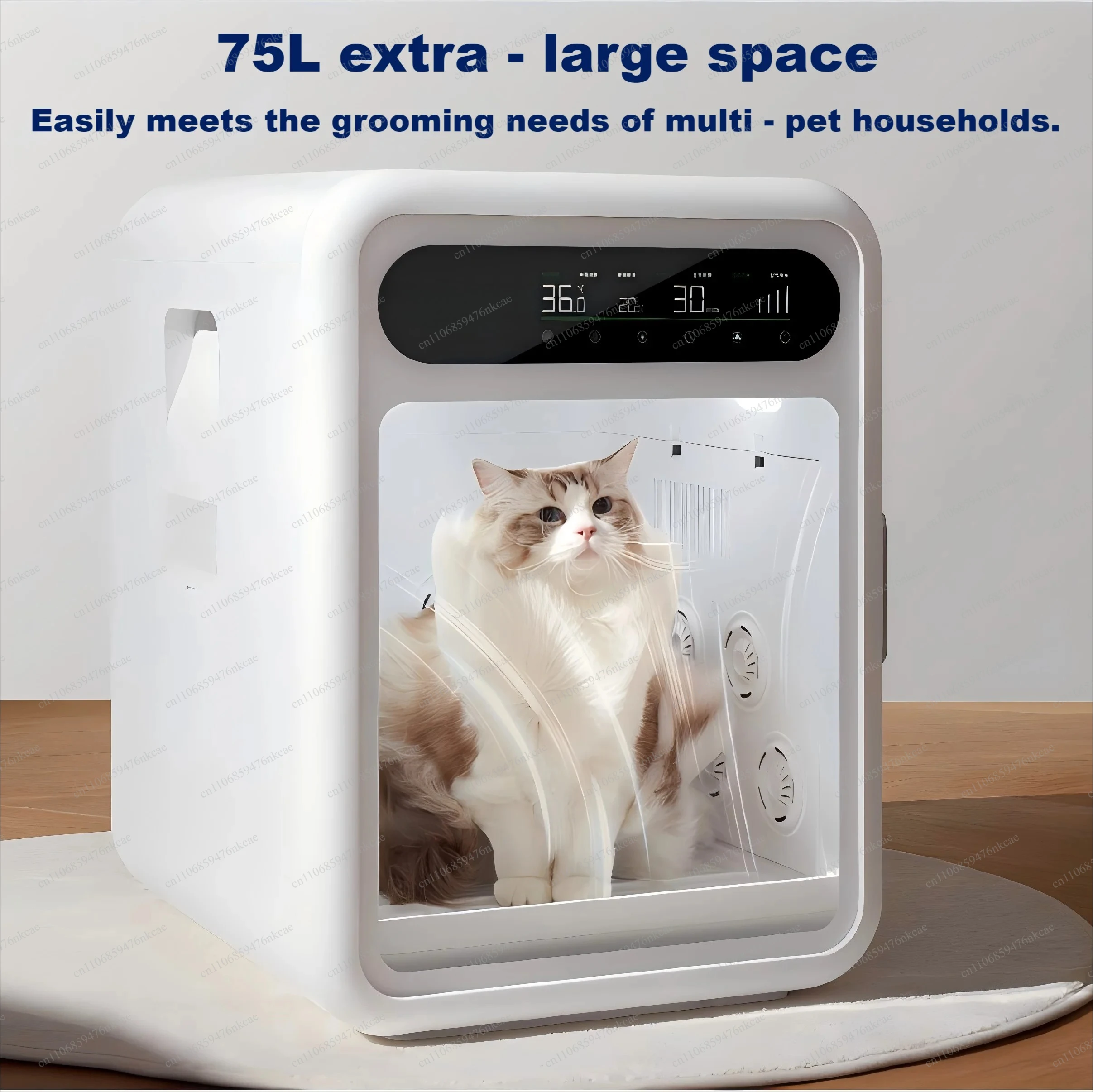 Full-Automatic Cat  Dog Drying Blower Machine  Pet Drying Box Dog Cabinet Dryer for Dogs and Cats Hair Drying and Grooming