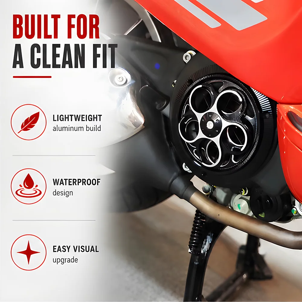 For Vespa Sprint Primavera 150 Motorcycle Accessories Cooling Rotating Fan Cover Engine Cover Cooling Radiator Guard Protector