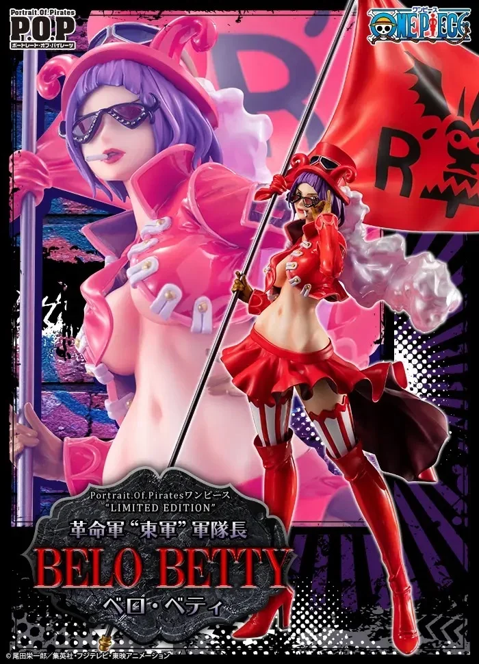 In Stock MegaHouse POP Limited Edition One Piece Belo Betty Original Anime Figure Model Toy for Boy Action Figure Collection Pvc