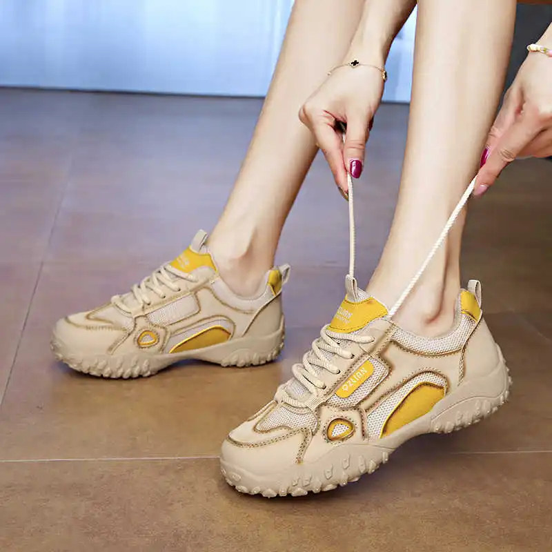 

Женские летние кроссовки без каблука, на плоской подошве, для гольфа, комфортные, дизайнерские, люксовые, спортивные, хит продаж