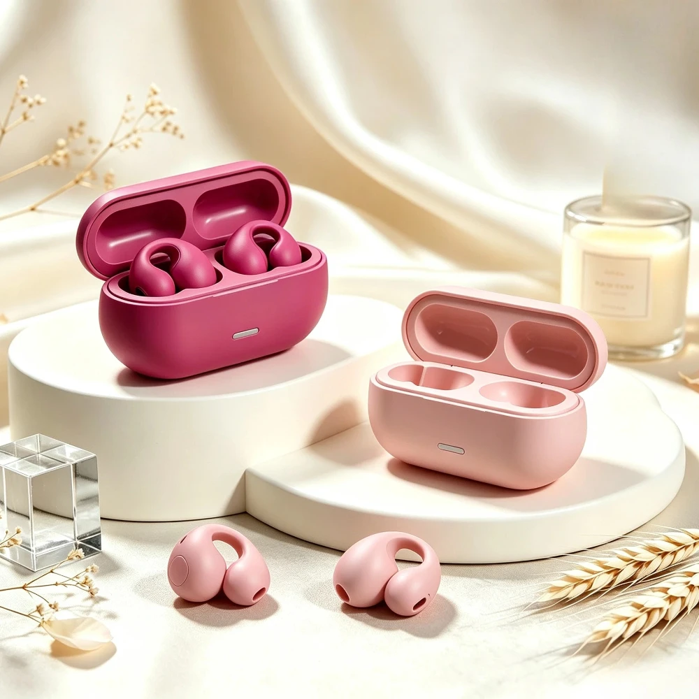 TWS Wireless Earbuds Fone Bluetooth Earbuds Over-ear Bluetooth Headphones Utilize Plush Memory Foam for Ultimate Daily Comfort view 3