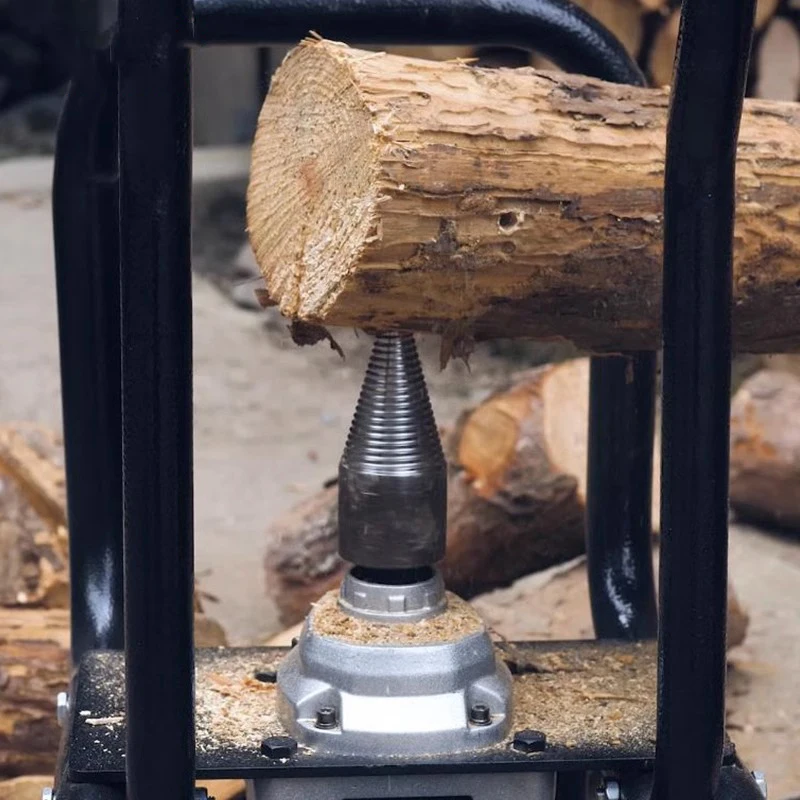 Imagem -06 - Divisor de Madeira Elétrico para Uso Doméstico Pequeno Motor Automático Dividindo Ferramenta Broca pá Legna Holzspendent Log