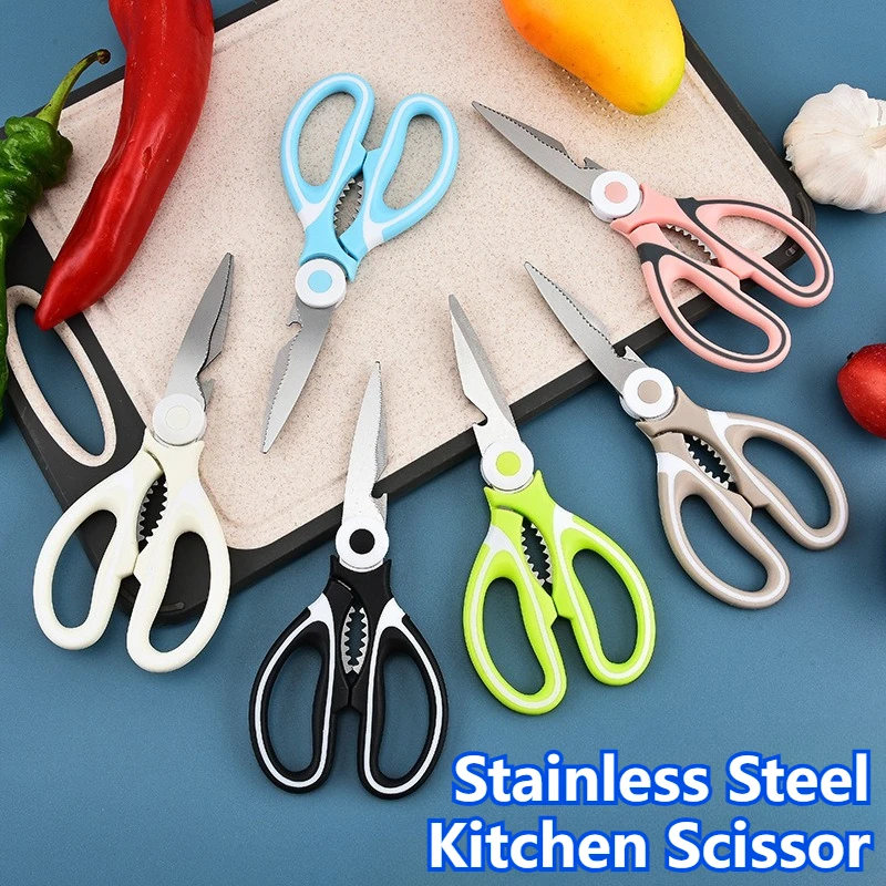 Kitchen Scissor Heavy Duty Kitchen Raptor Meat Shears,Dishwasher Safe Cooking Scissors, Stainless Steel Multi-function Scissors
