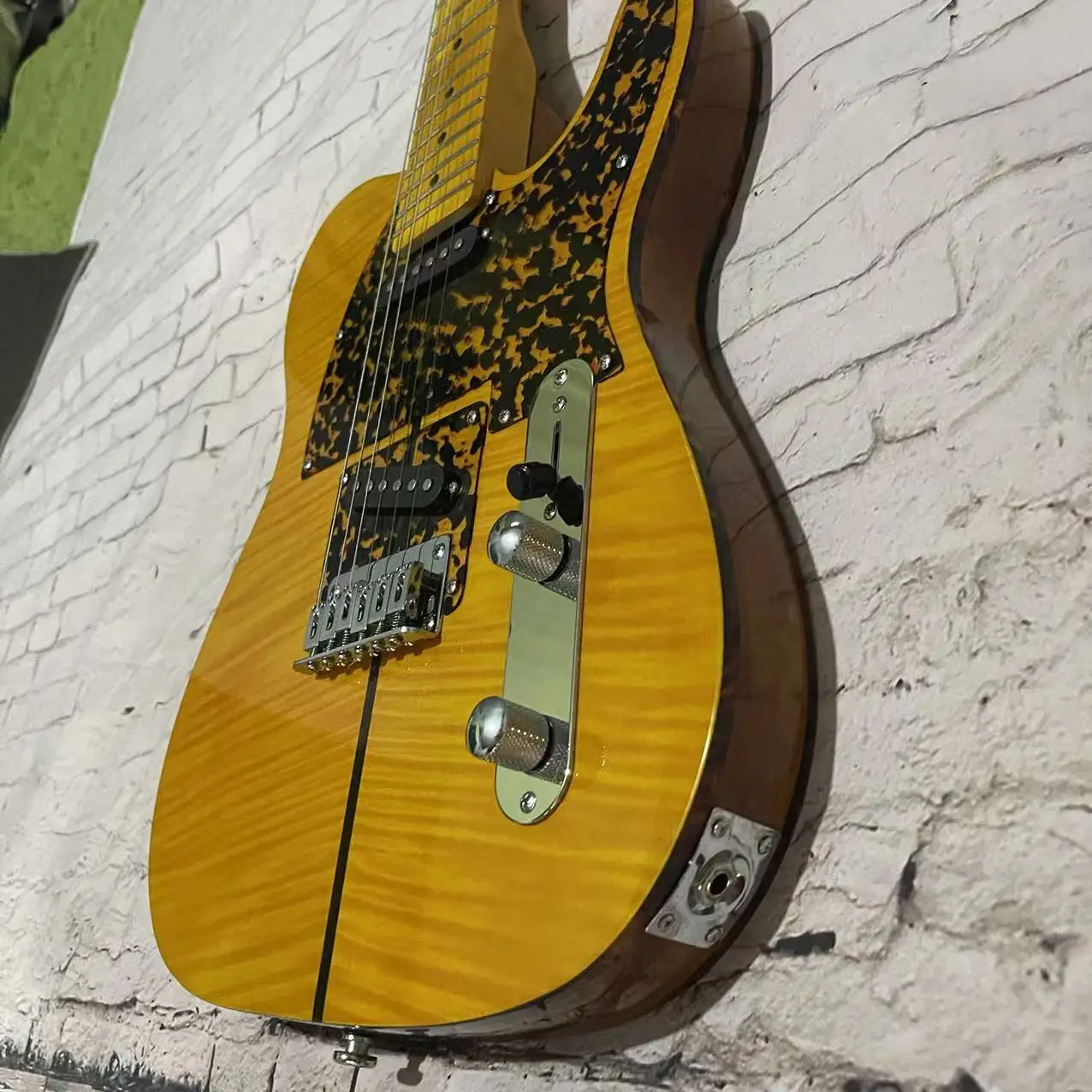 Electric Guitar 6-Chord TL Edition Electric Guitar, Transparent Yellow Body, Factory Genuine Shipping Picture, Order and Ship Im