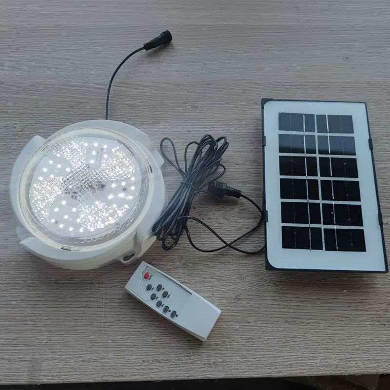 Solar Outdoor Corridor Light Wall Lamp Ceiling Lights High-Quality Waterproof Garage Lamp Intelligent Remote Control