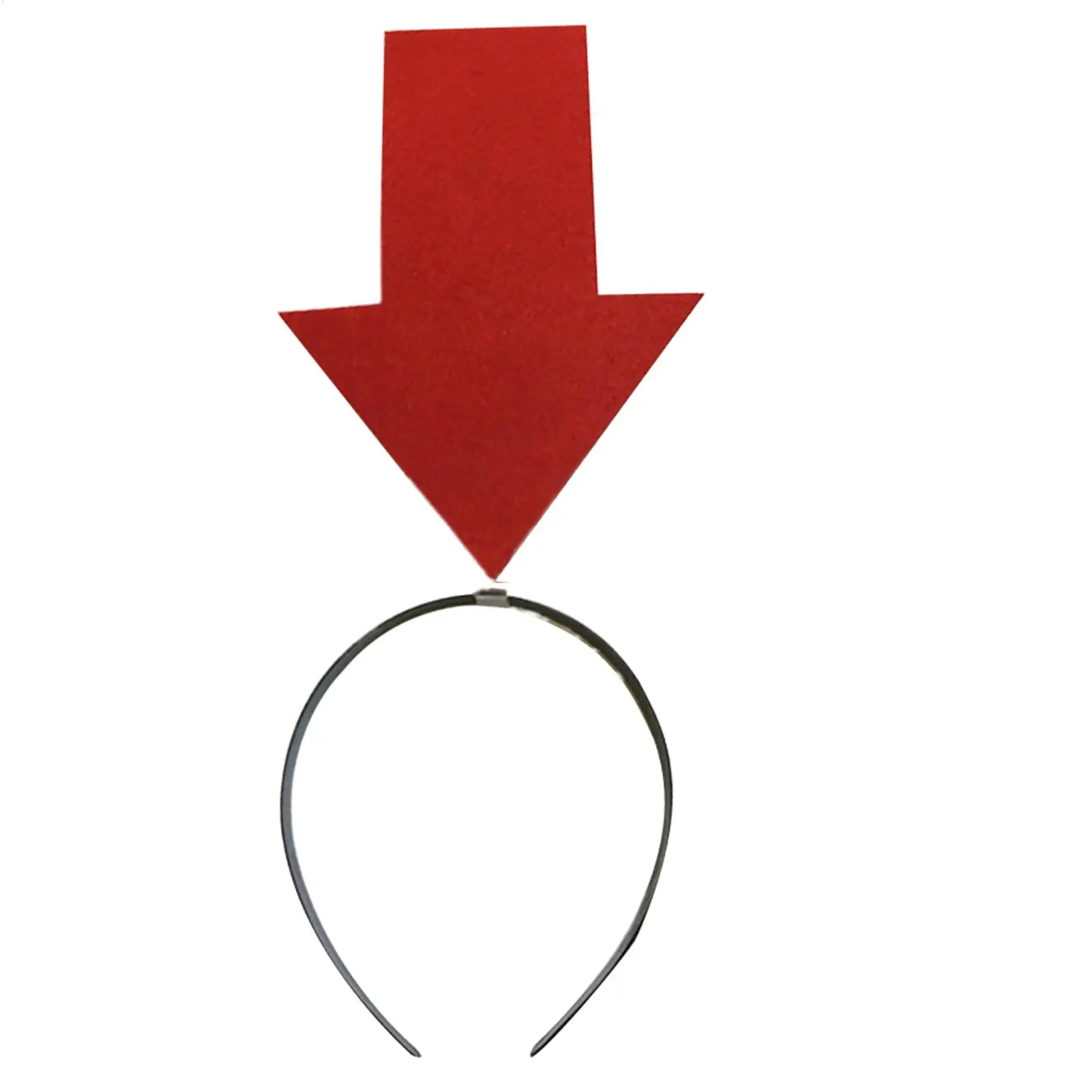 Red Arrow Headband Halloween Party Funny Cute Hairband Trick Props Hairband Arrow Symbol Decoration Hair Accessories Party Decor