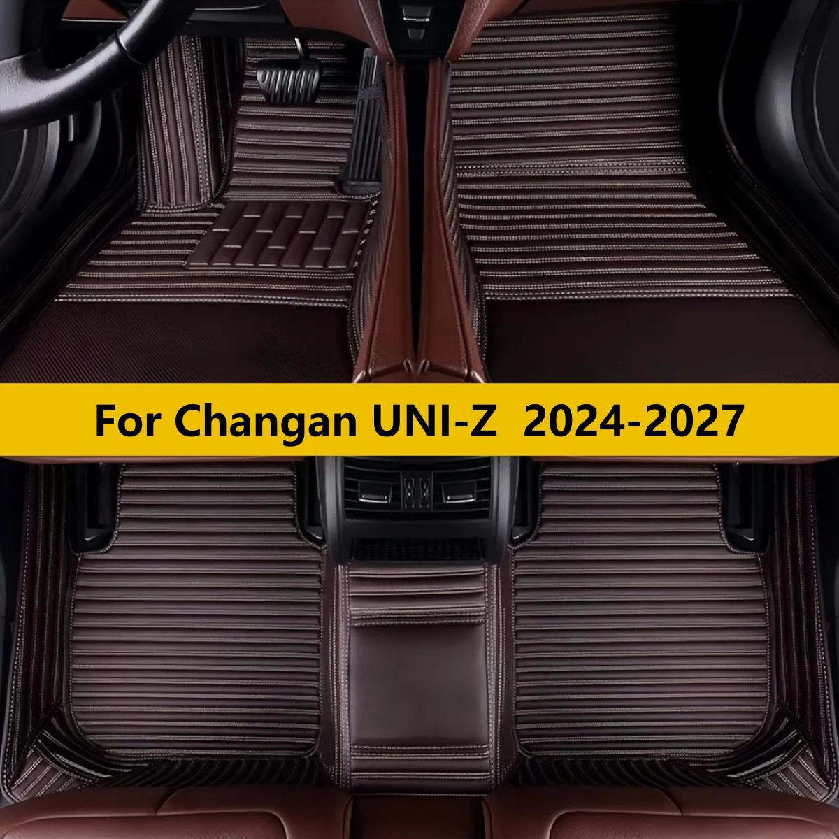 

Автомобильные коврики на заказ для Changan UNI-Z 2024-2027: полный комплект из кожи для переднего и заднего рядов, ковровые покрытия, коврики для ног