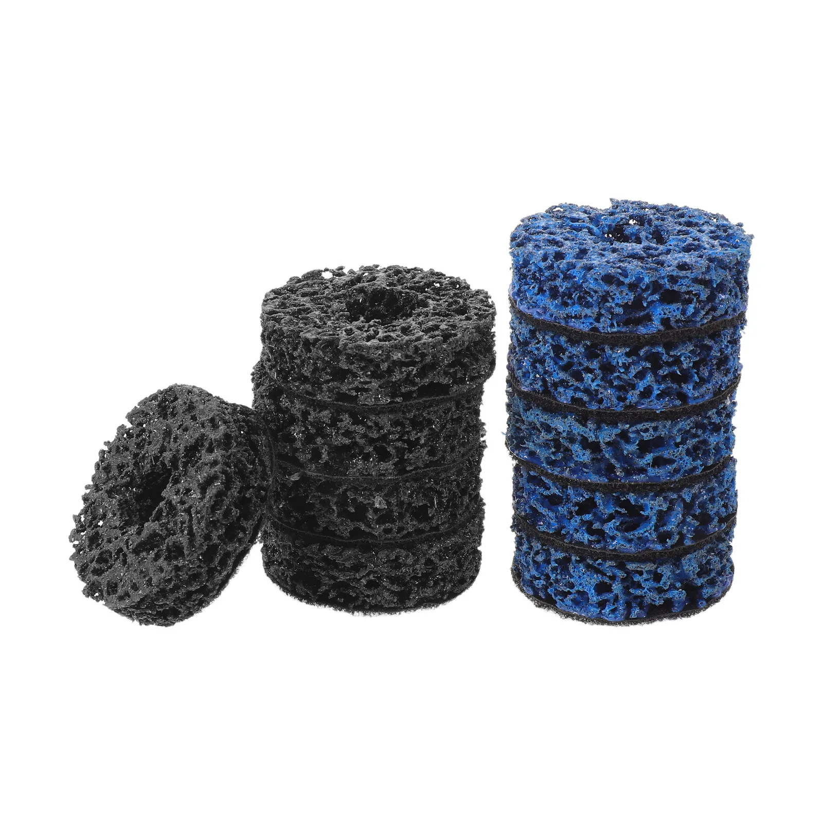 

10Pcs Black Grinding Strip Discs for Wheel Hubs Rust Removal Oxidation Stripping Polishing Metal Rim Resurfacing Abrasive Strip