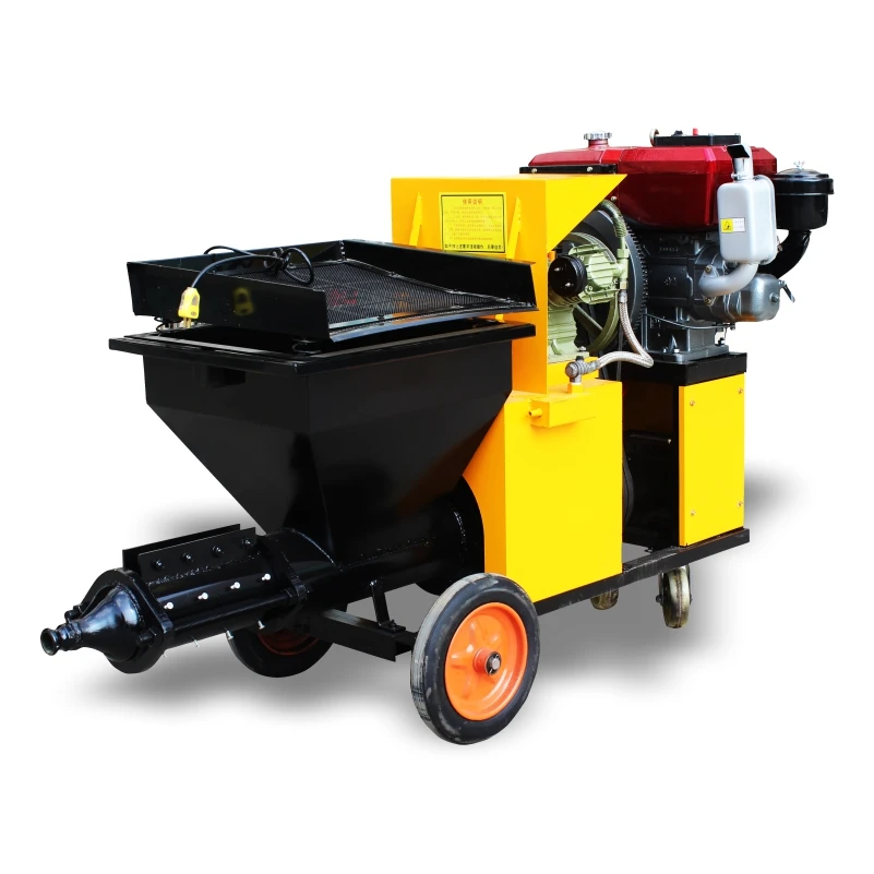 

Factory Good Price Construction Diesel Engine Electric Gunite Spraying Plastering Machine Cement Wall Mortar Sprayer