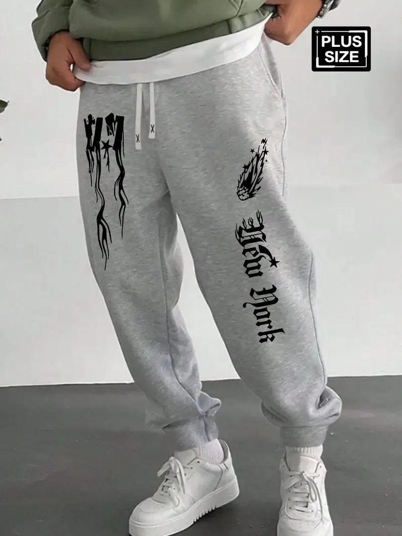 

The new men's trousers for Spring and Autumn 2025 are soft casual and fashionable with letter prints