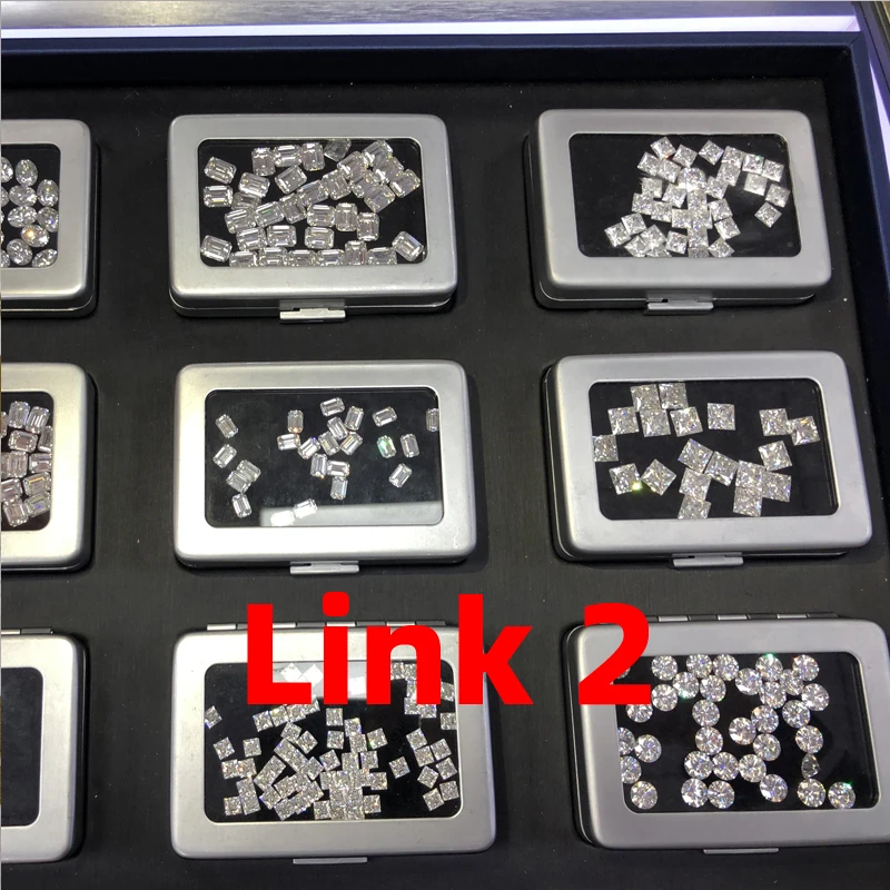 Loose Moissanite Stone Round  1-1.4mm White Brilliant Cut Best Quality Color DIY For Jewelry/Link 5