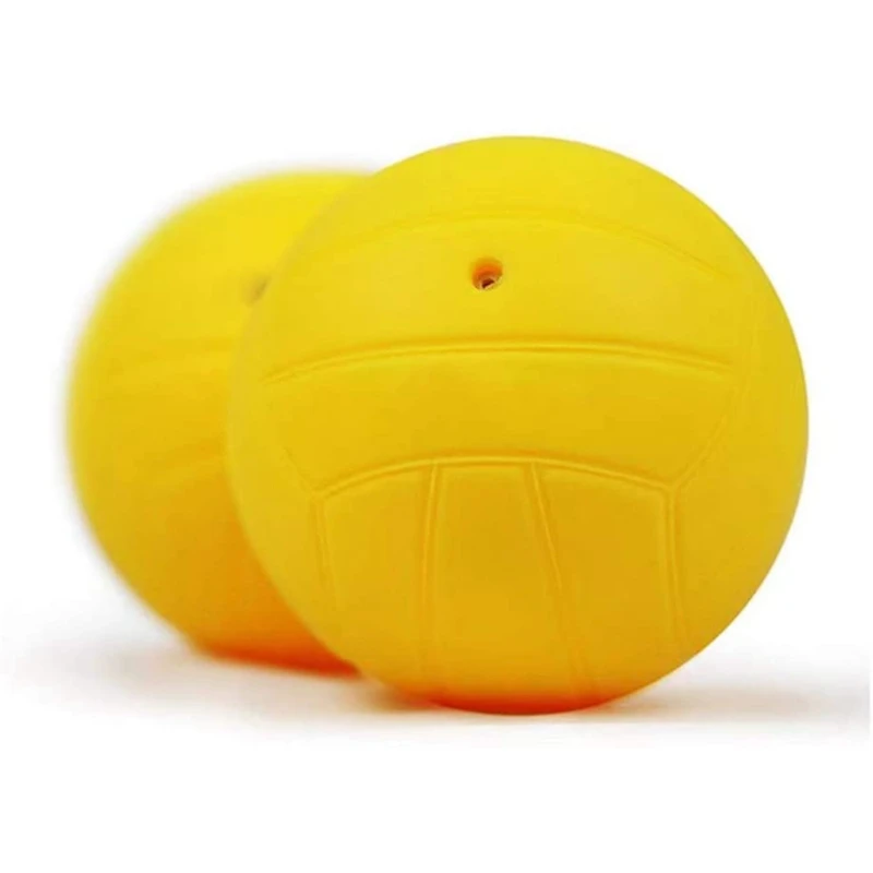 Viminston Roundnet Game Ball Replaceable Competitive Balls Mini Volleyball 3-Pack With Pump